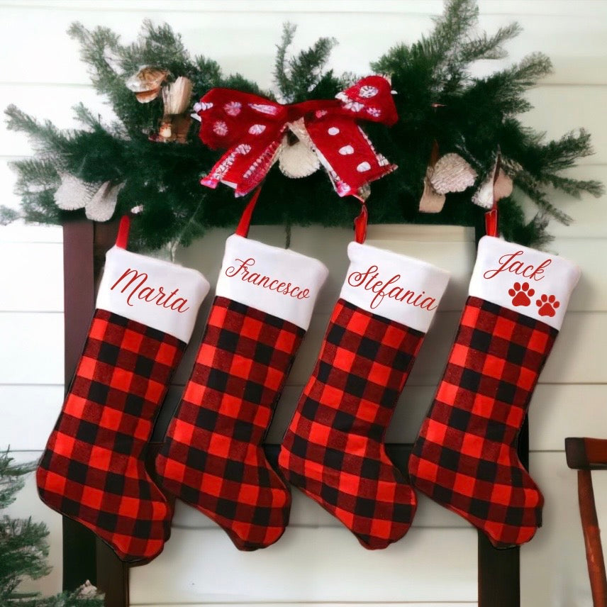 Calza Natalizia Personalizzata con Nome