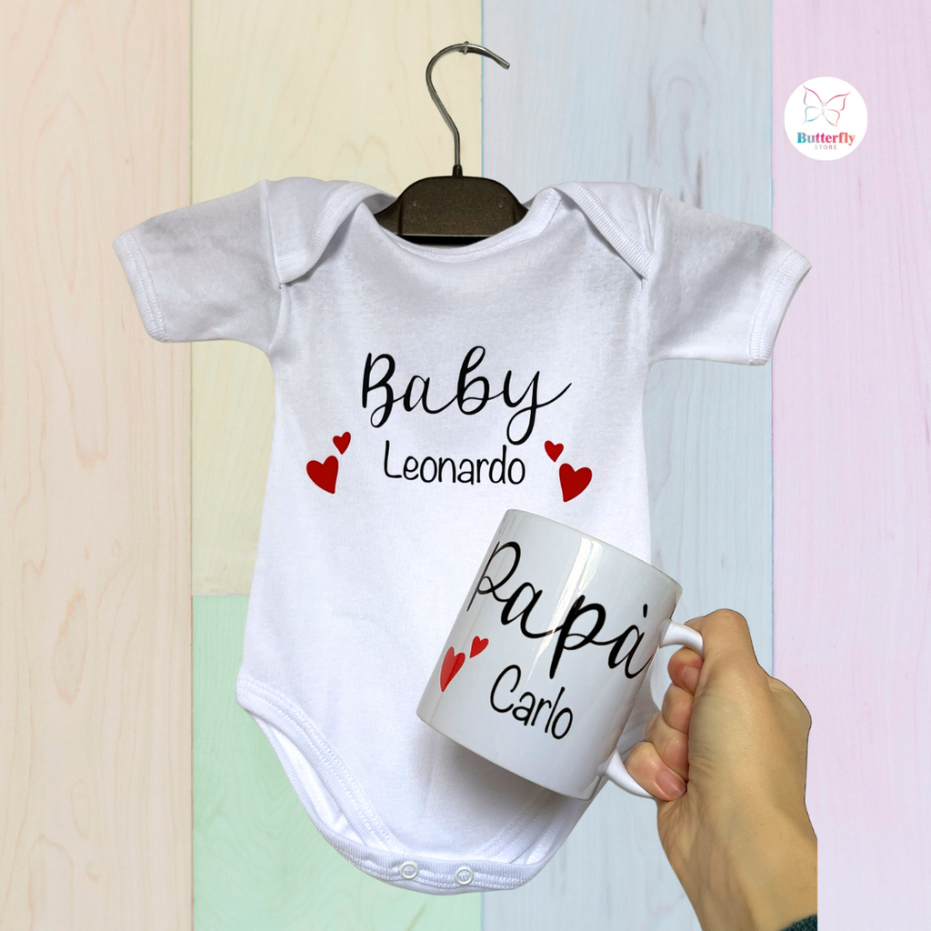 Set Regalo Coordinato Body + Tazza, Festa del Papà
