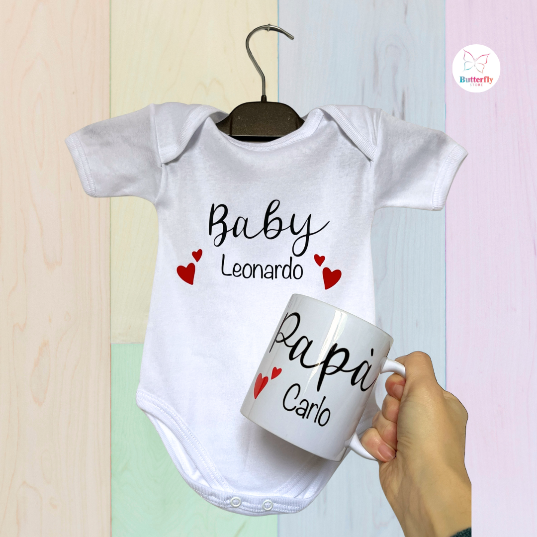Set Regalo Coordinato Body + Tazza, Festa del Papà