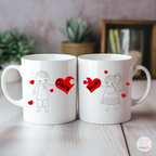 Coppia Di Tazze Personalizzate Per San Valentino