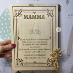 Quadro Personalizzato Festa della Mamma In Legno Con Nomi
