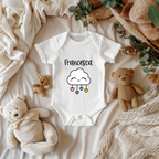 Body Per Neonati Personalizzato Con Nome - Fantasie Varie