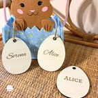 Tag Ovetto Di Pasqua In Legno Personalizzato