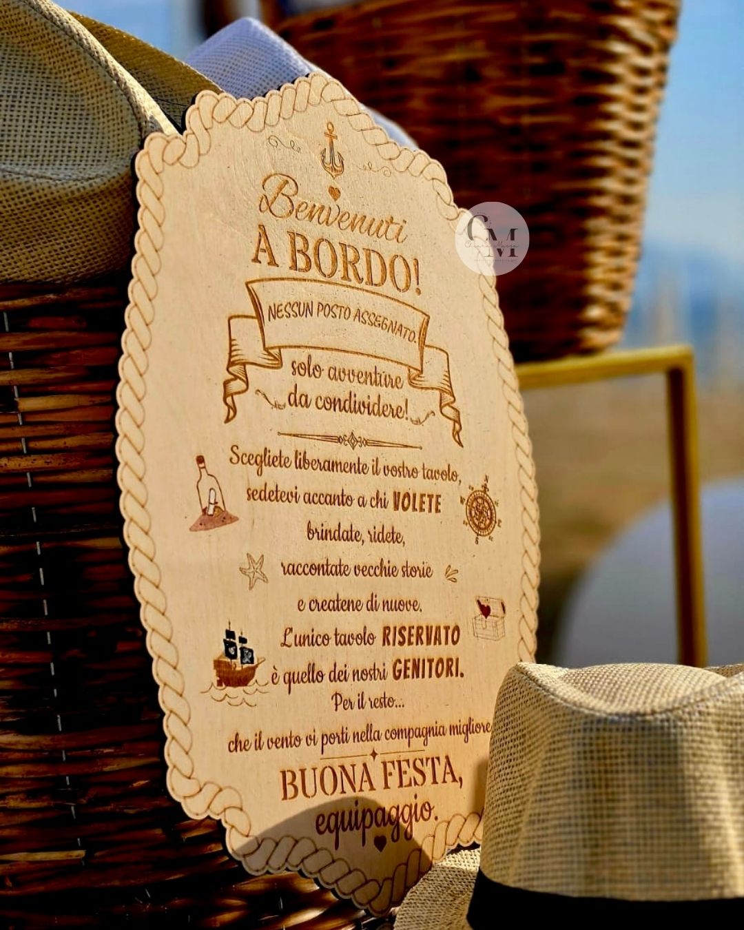 Cartello Benvenuto Personalizzato in Legno per Matrimoni, Eventi e Feste