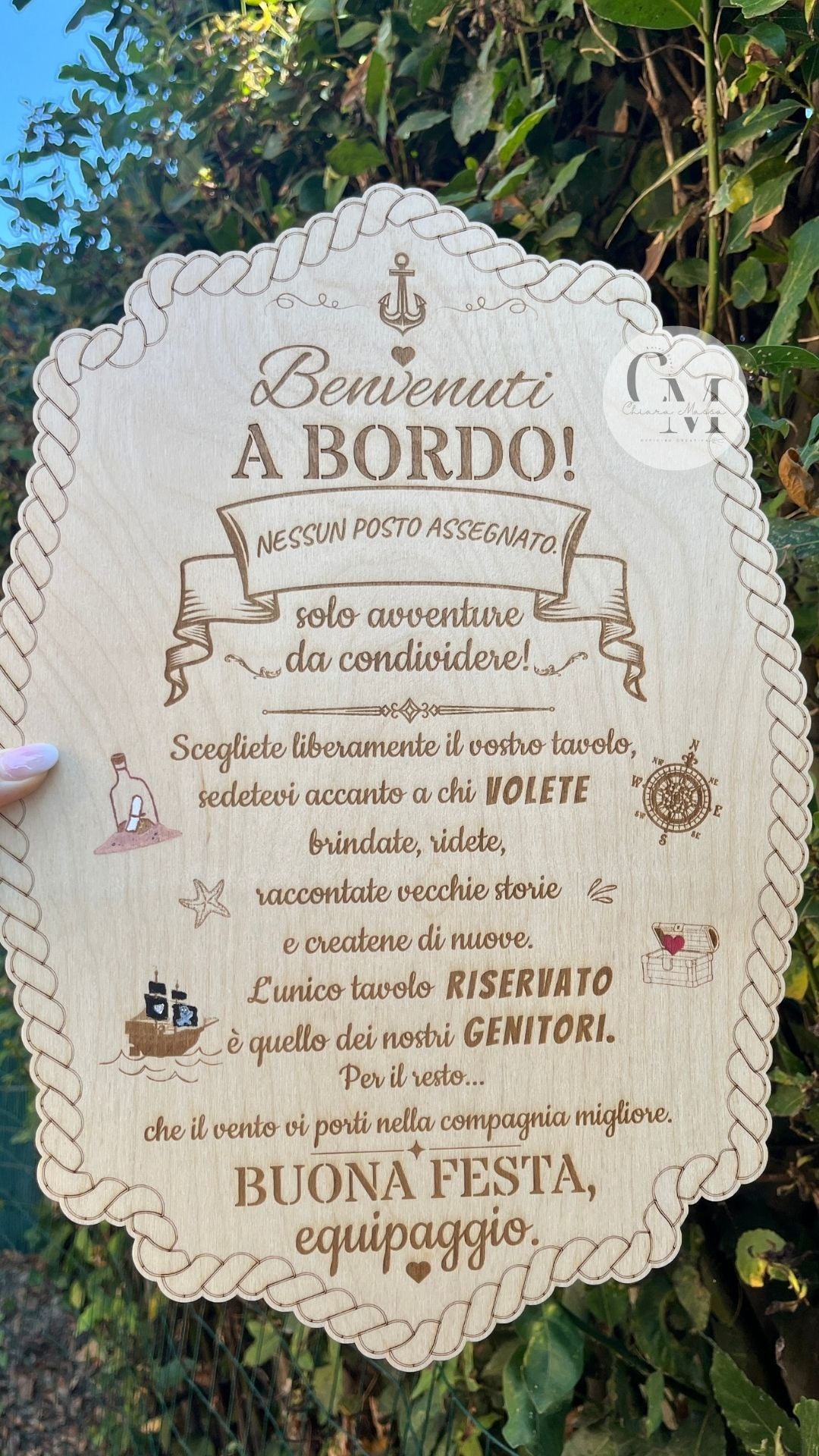 Cartello Benvenuto Personalizzato in Legno per Matrimoni, Eventi e Feste