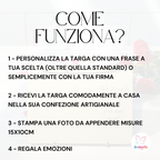 Porta Foto In Legno Personalizzato Con Dedica