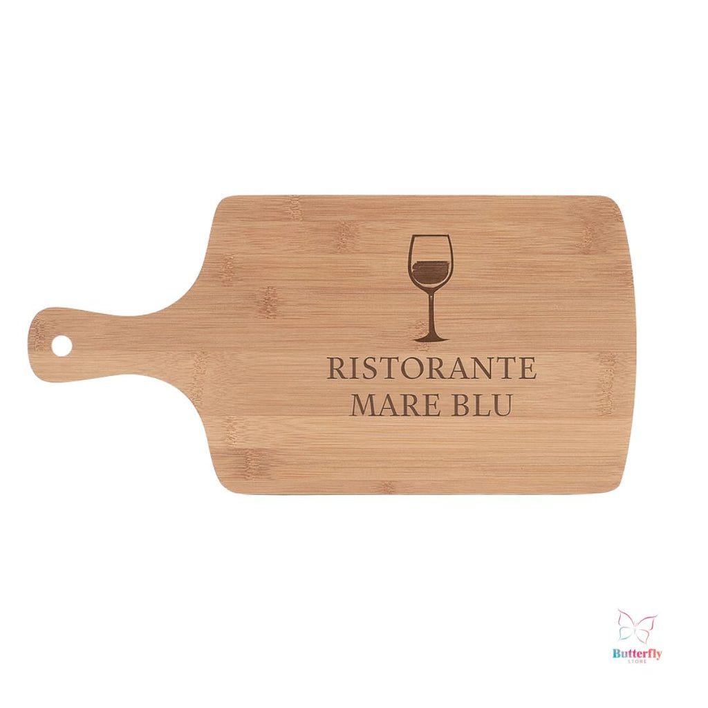 Tagliere in Bambù Personalizzato con Logo Aziendale