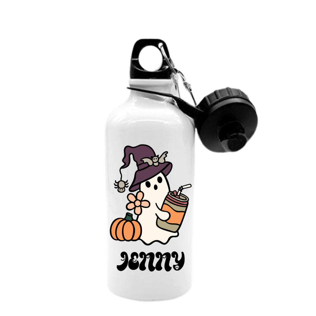 Borraccia Halloween Personalizzata, Doppio Tappo - 500ml