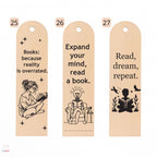 Segnalibro in Legno Personalizzabile con Incisione Sul Retro