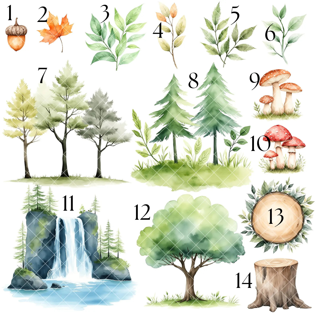 Borraccia Personalizzata 500ml - Animali nel Bosco