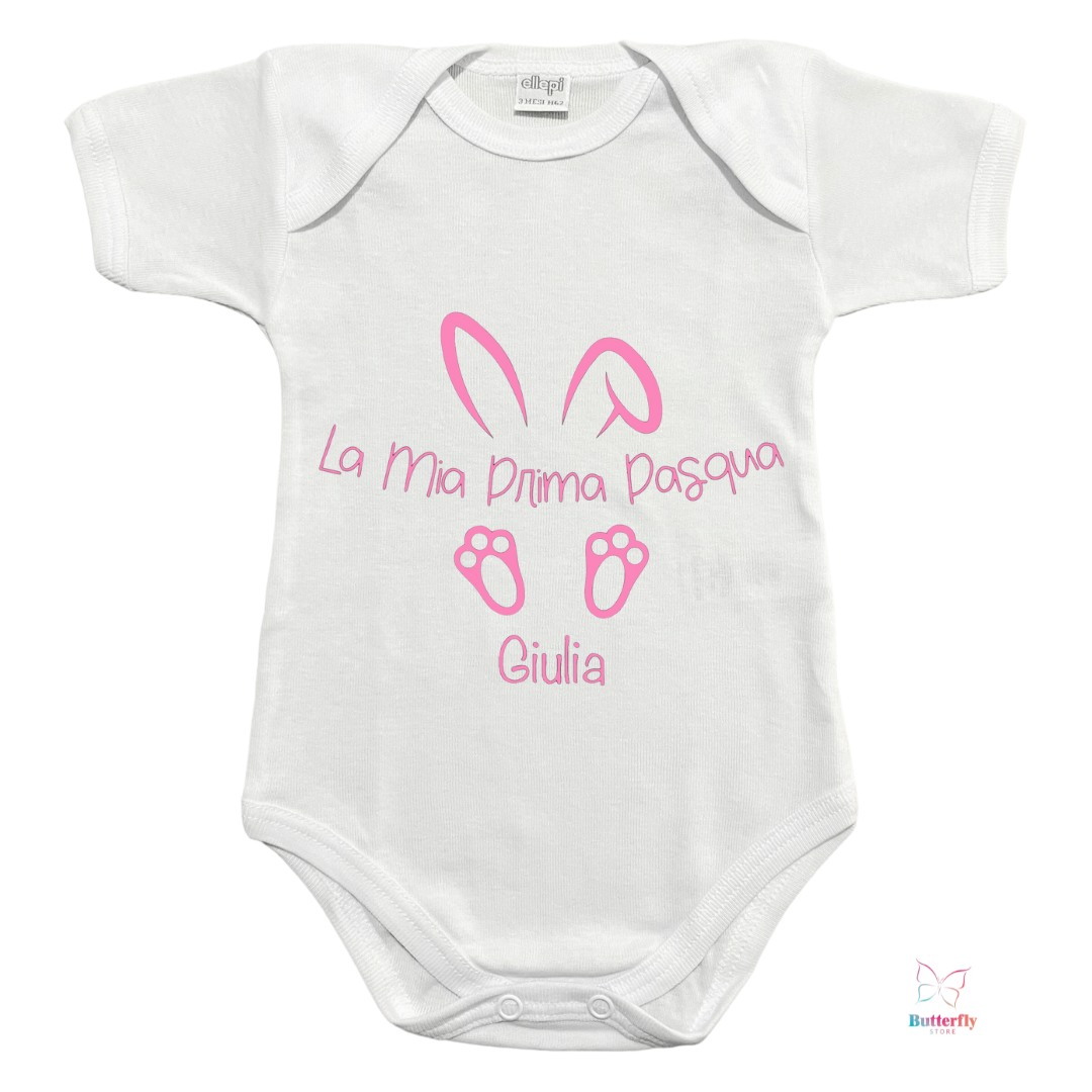 Baby Body La Mia Prima Pasqua - Personalizzabile Con Nome, Bimba
