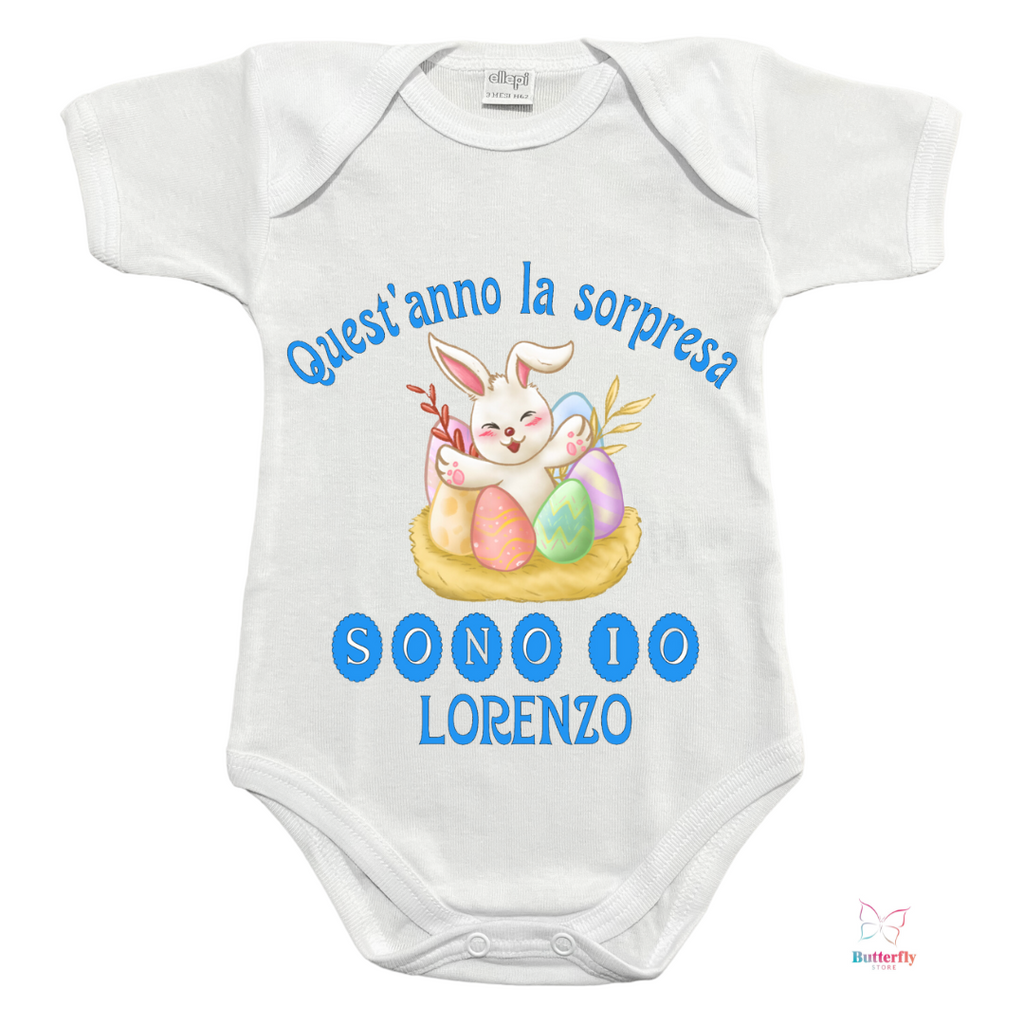 Baby Body Bimbo "La Sorpresa Sono Io" Personalizzato