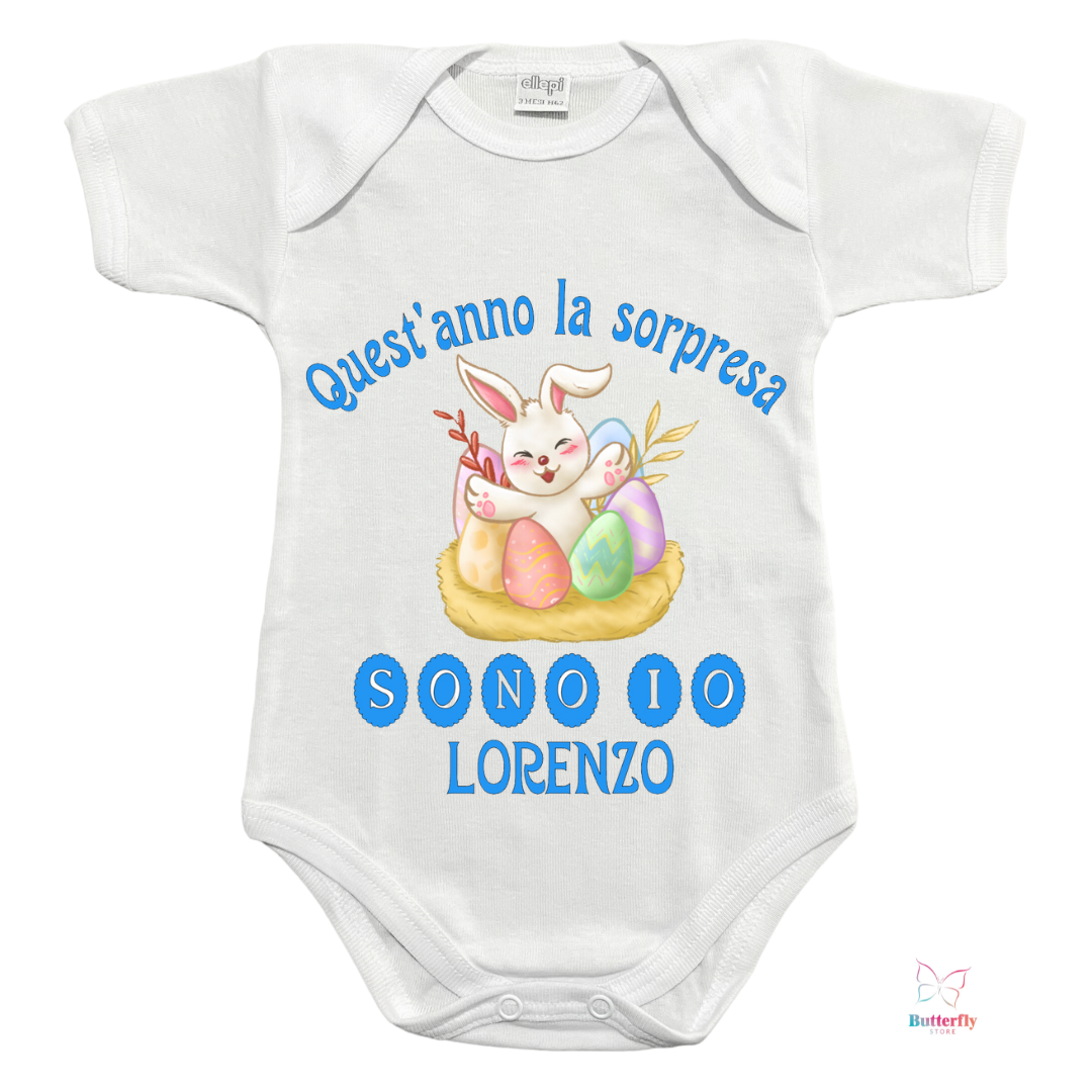 Baby Body Bimbo "La Sorpresa Sono Io" Personalizzato