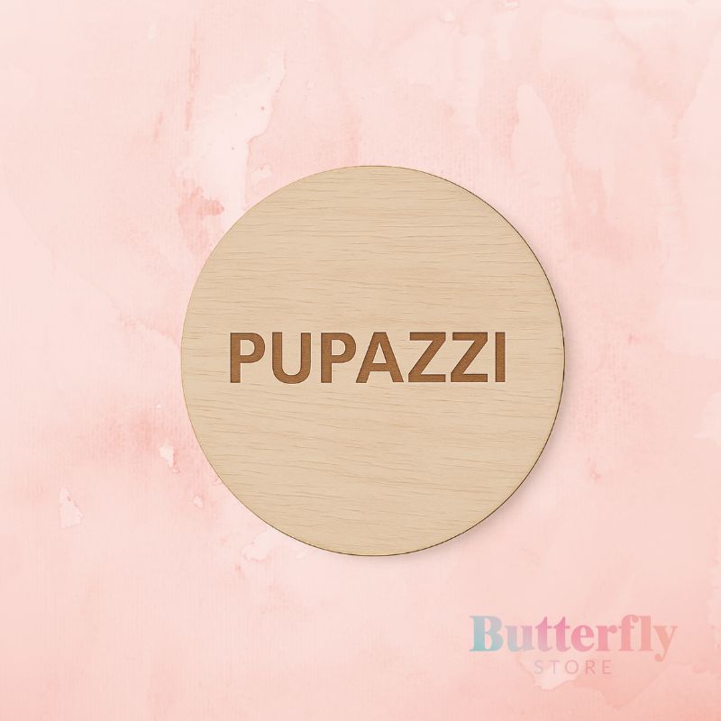 Etichette in Legno Personalizzate Per I Giochi Dei Bambini – Set da 6 o 12 con biadesivo