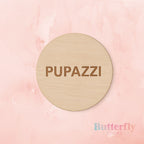 Etichette in Legno Personalizzate Per I Giochi Dei Bambini – Set da 6 o 12 con biadesivo