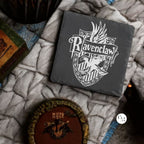 Sottobicchiere Harry Potter in Ardesia Nera Casata Corvonero