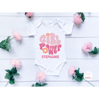 Baby Body Girl Power - Personalizzato Con Nome
