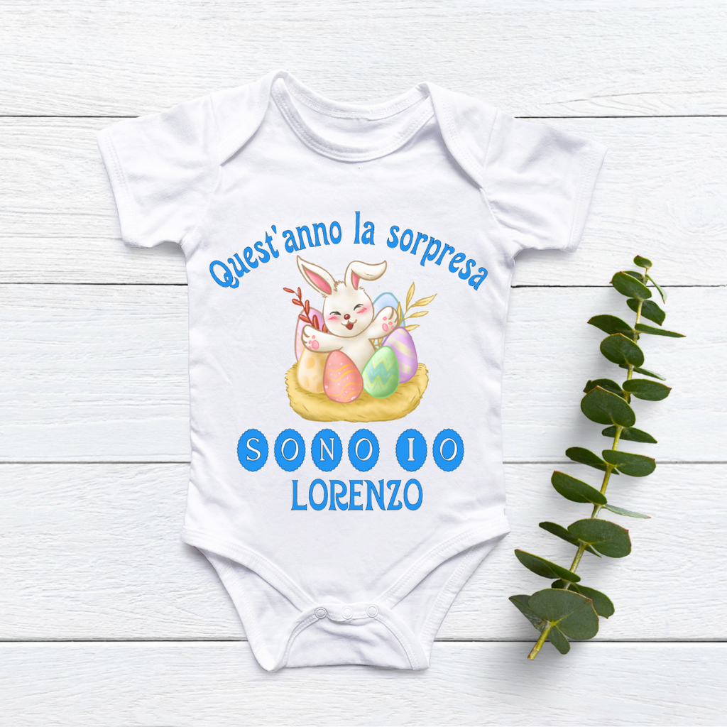 Baby Body Bimbo "La Sorpresa Sono Io" Personalizzato
