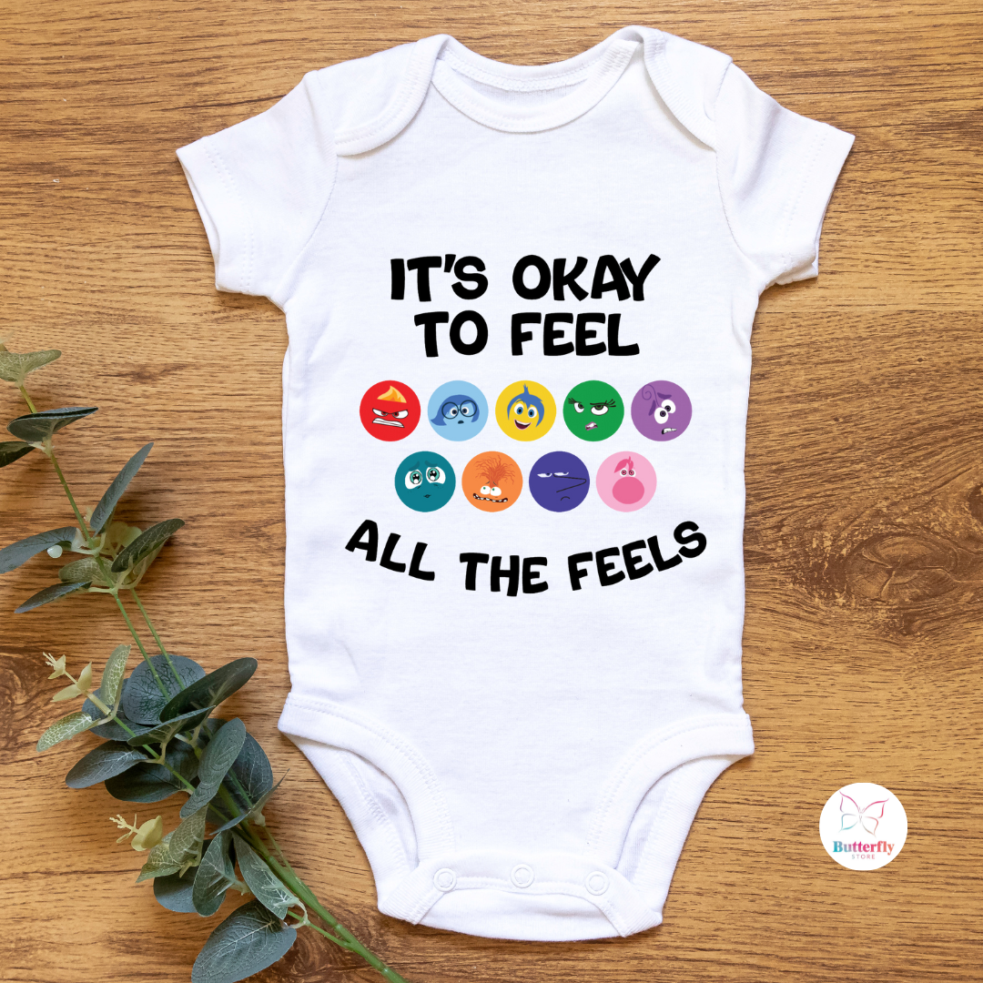 Body Per Neonati Personaggi Inside Out 2