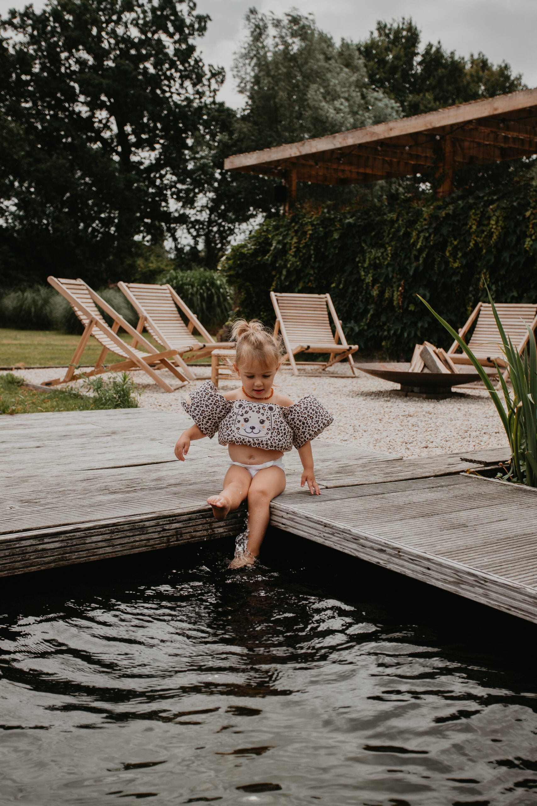 Braccioli Puddle Jumper Pantera Beige