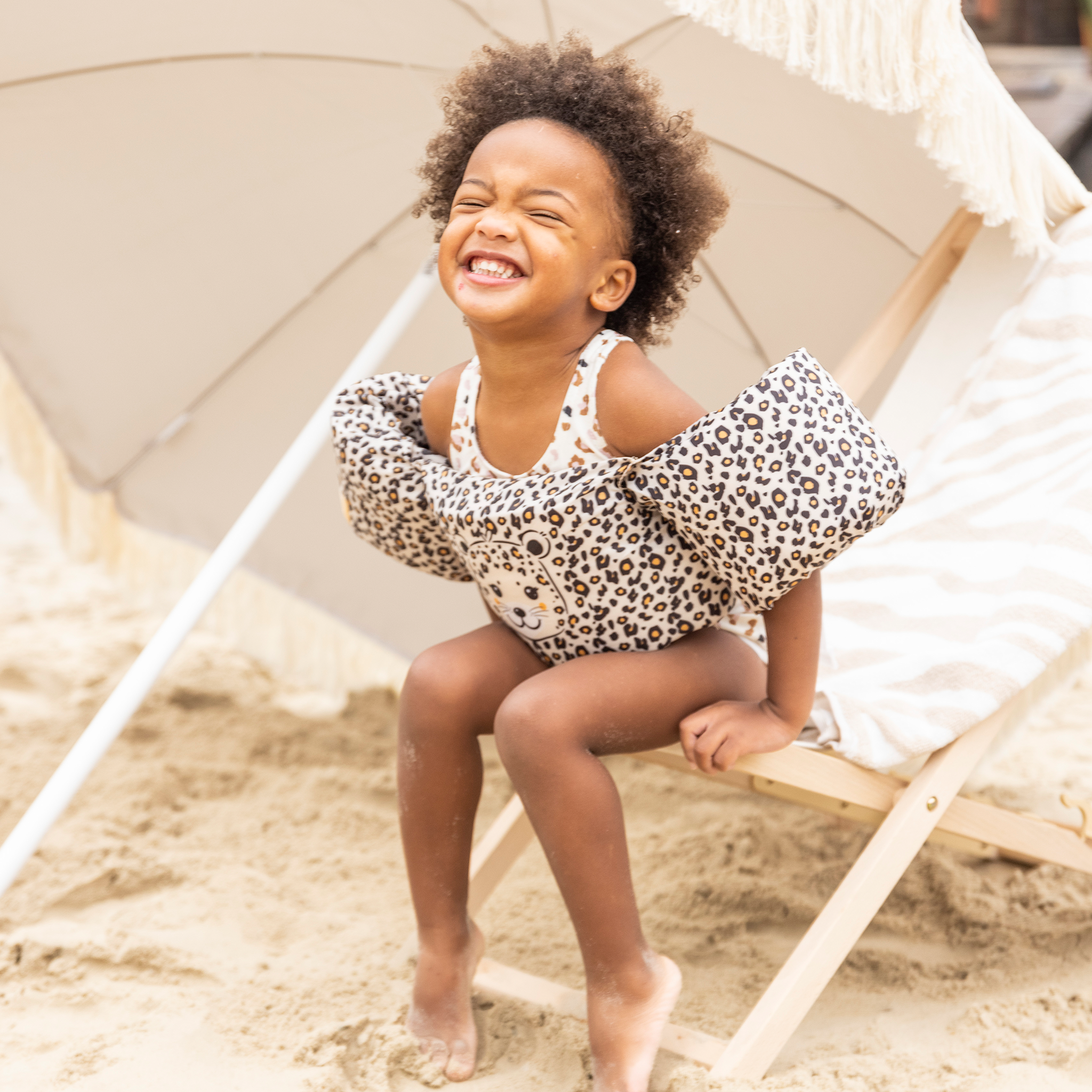 Braccioli Puddle Jumper Pantera Beige