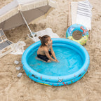 Piscina per Bambini Set Da Gioco Animali Marini - Piscina + Palla + Ciambella
