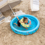 Piscina per Bambini Set Da Gioco Animali Marini - Piscina + Palla + Ciambella