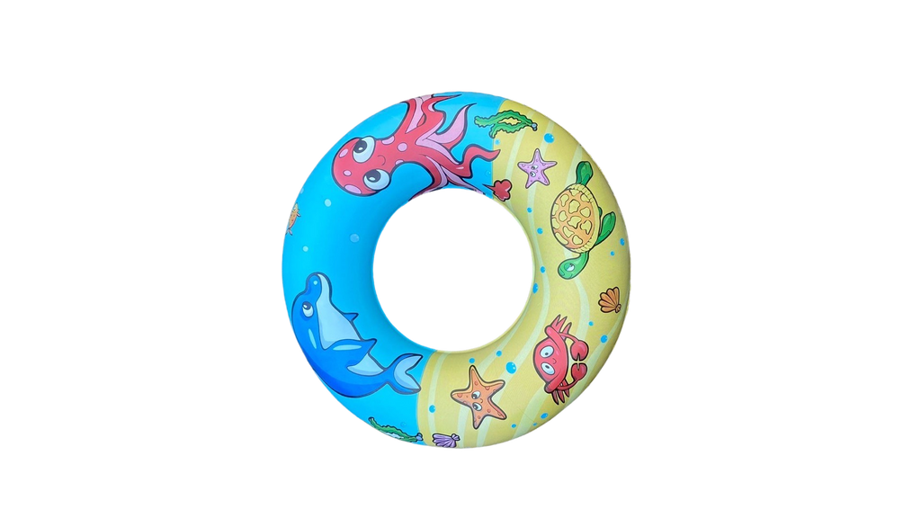 Piscina per Bambini Set Da Gioco Animali Marini - Piscina + Palla + Ciambella
