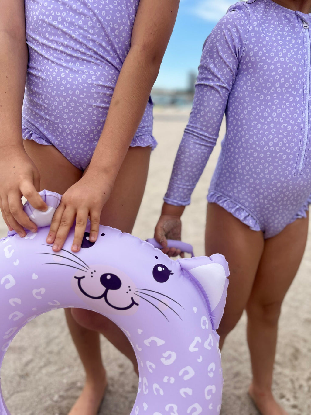 Salvagente A Ciambella Pantera Lilla - ⌀55cm