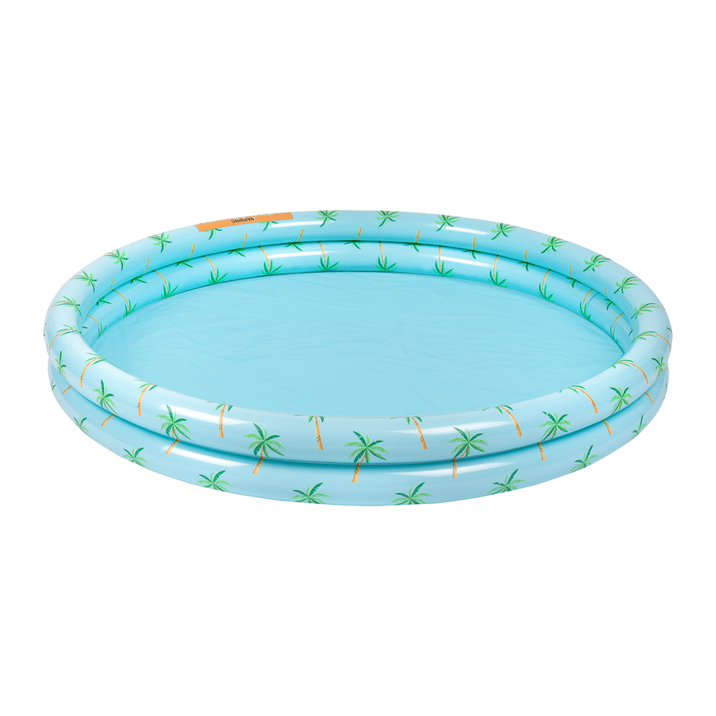 Piscina per Bambini Blu Con Palme 100cm