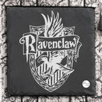 Sottobicchiere Harry Potter in Ardesia Nera Casata Corvonero