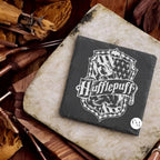 Sottobicchiere Harry Potter in Ardesia Nera Casata Tassorosso