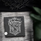 Sottobicchiere Harry Potter in Ardesia Nera Casata Serpeverde