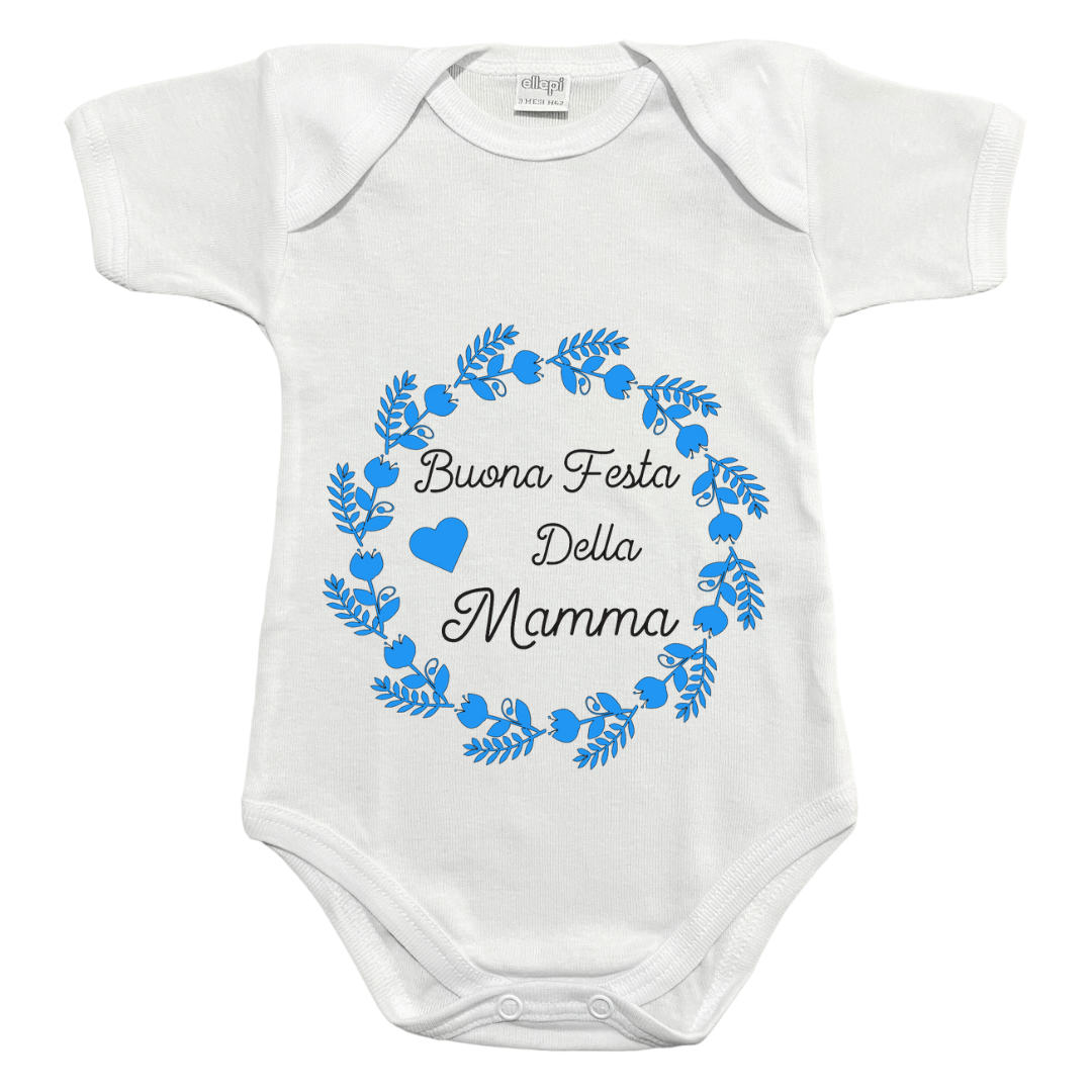 Baby Body Buona Festa Della Mamma - Azzurro
