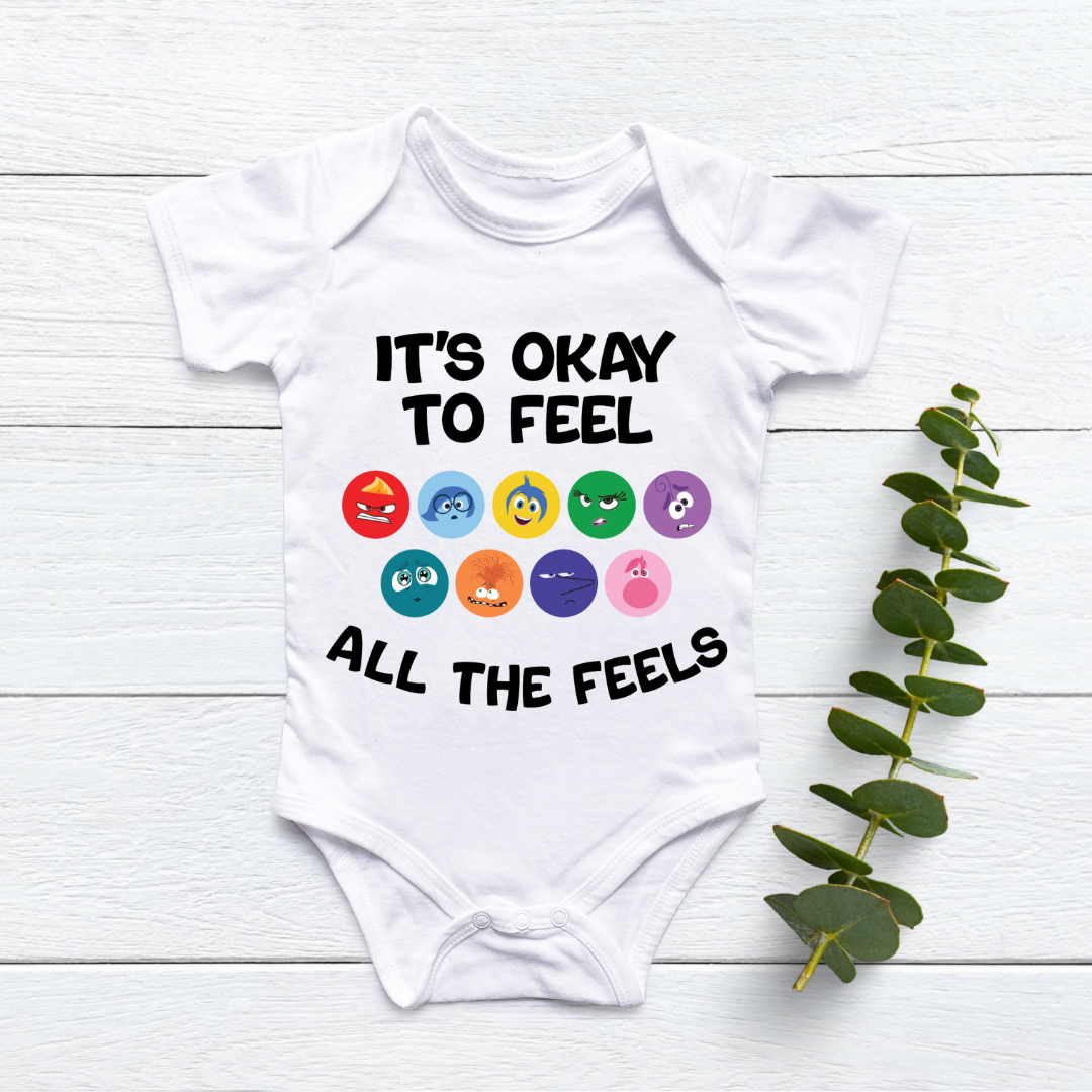 Body Per Neonati Personaggi Inside Out 2