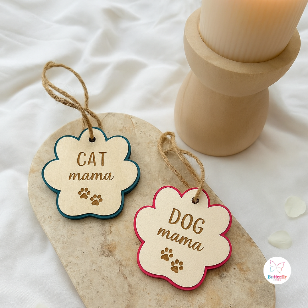 Tag Mamma Amici a Quattro Zampe - Personalizzabile