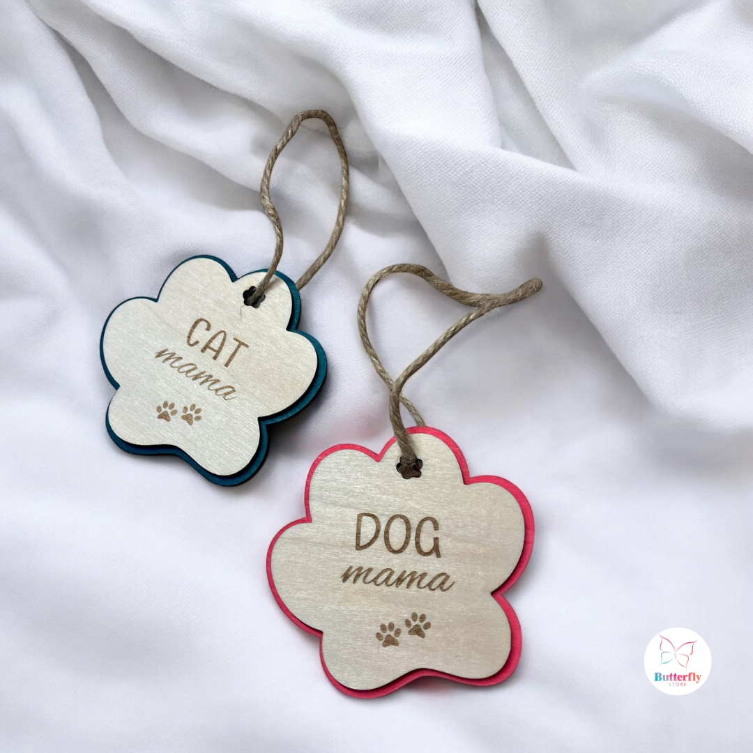 Tag Mamma Amici a Quattro Zampe - Personalizzabile