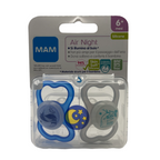 Succhietto MAM Air Night 2Pz – Azzurro E Bianco 6+