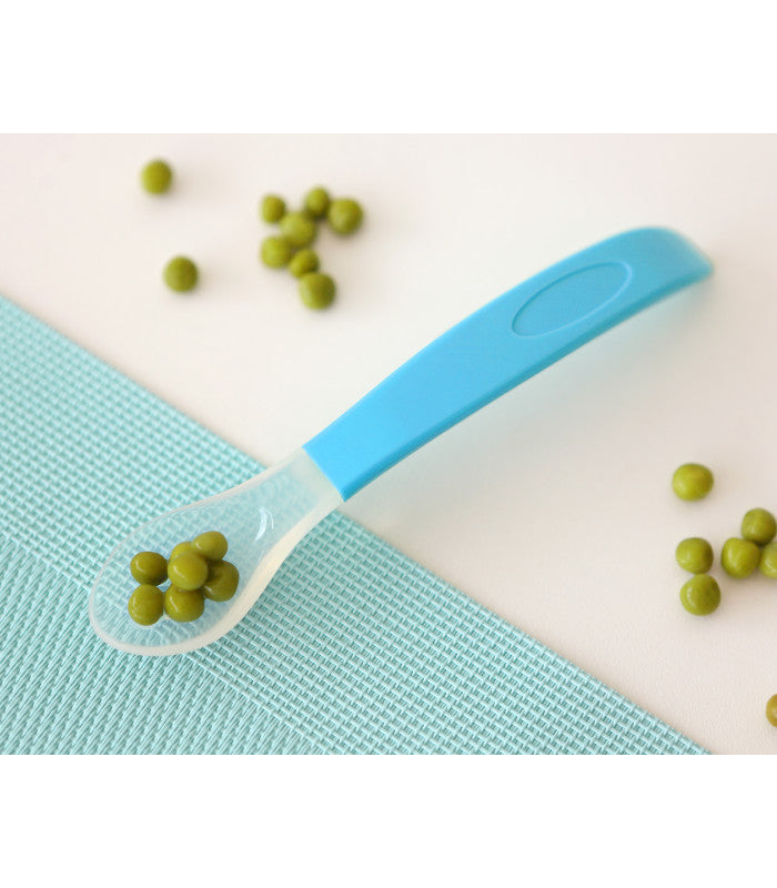 Cucchiaio In Silicone Azzurro Step 2 – Kiokids