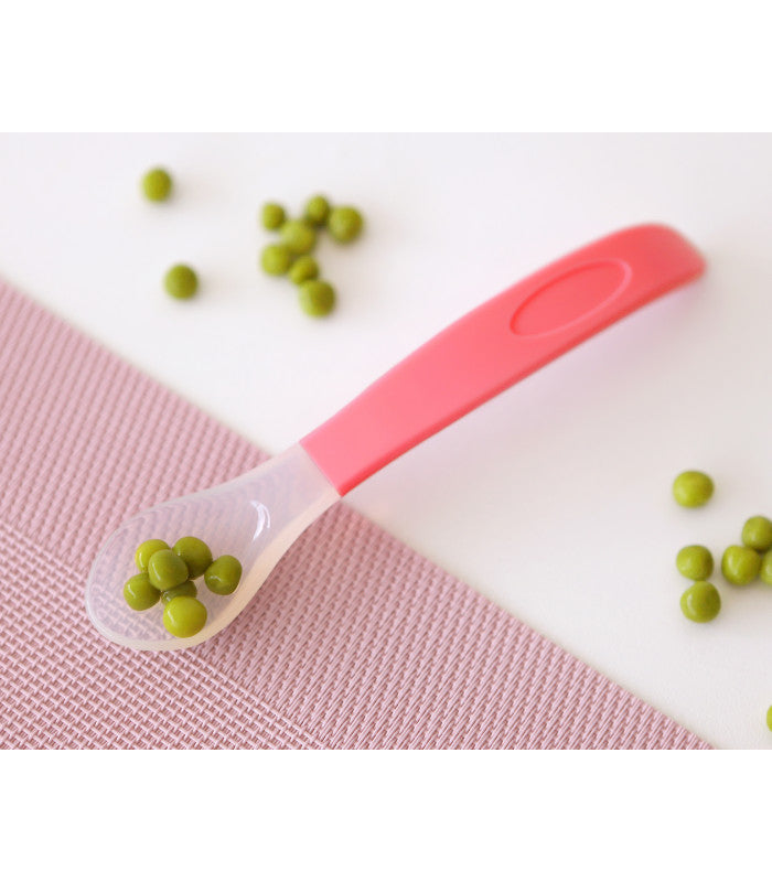 Cucchiaio In Silicone Rosa Step 2 – Kiokids