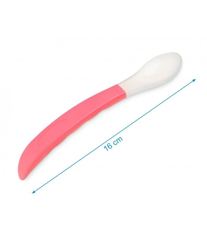 Cucchiaio In Silicone Rosa Step 2 – Kiokids