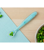 Cucchiaio In Silicone Azzurro Step 1 - Kiokids