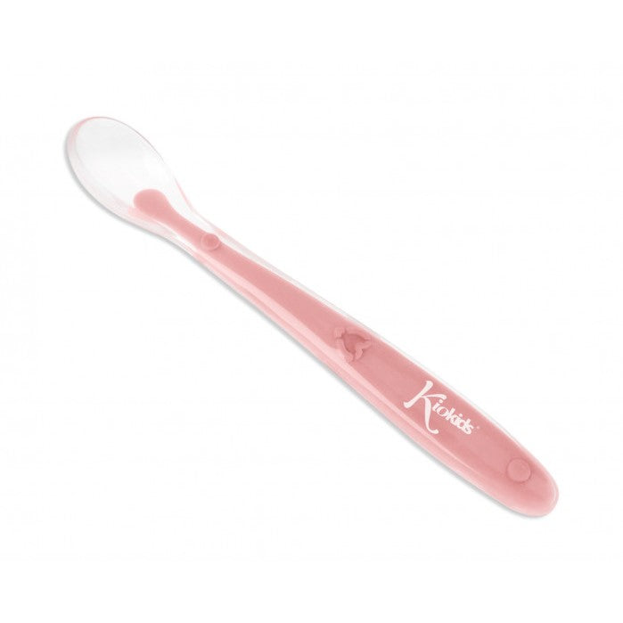 Cucchiaio In Silicone Rosa Step 1 – Kiokids