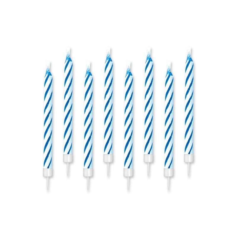 Candelina Magica Azzurro 10pz