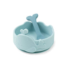Set Svezzamento Ciotola e Cucchiaino Wally Azzurro