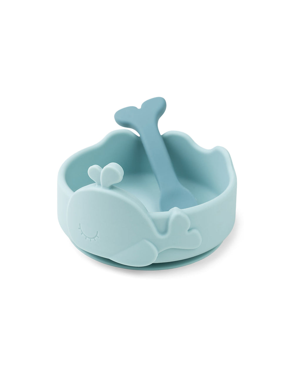 Set Svezzamento Ciotola e Cucchiaino Wally Azzurro