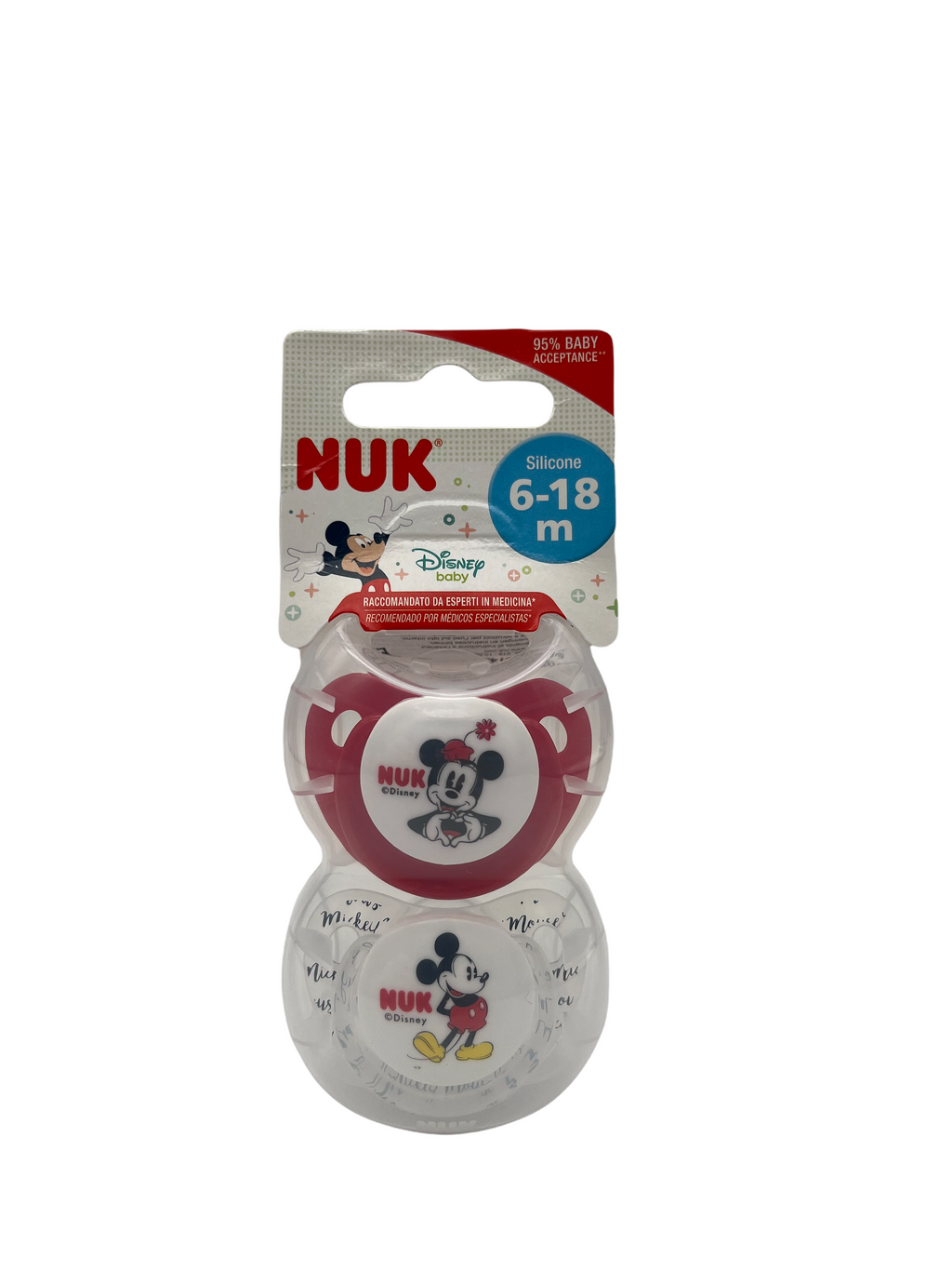 Succhietto Space in silicone NUK Disney Mickey Mouse 6-18M