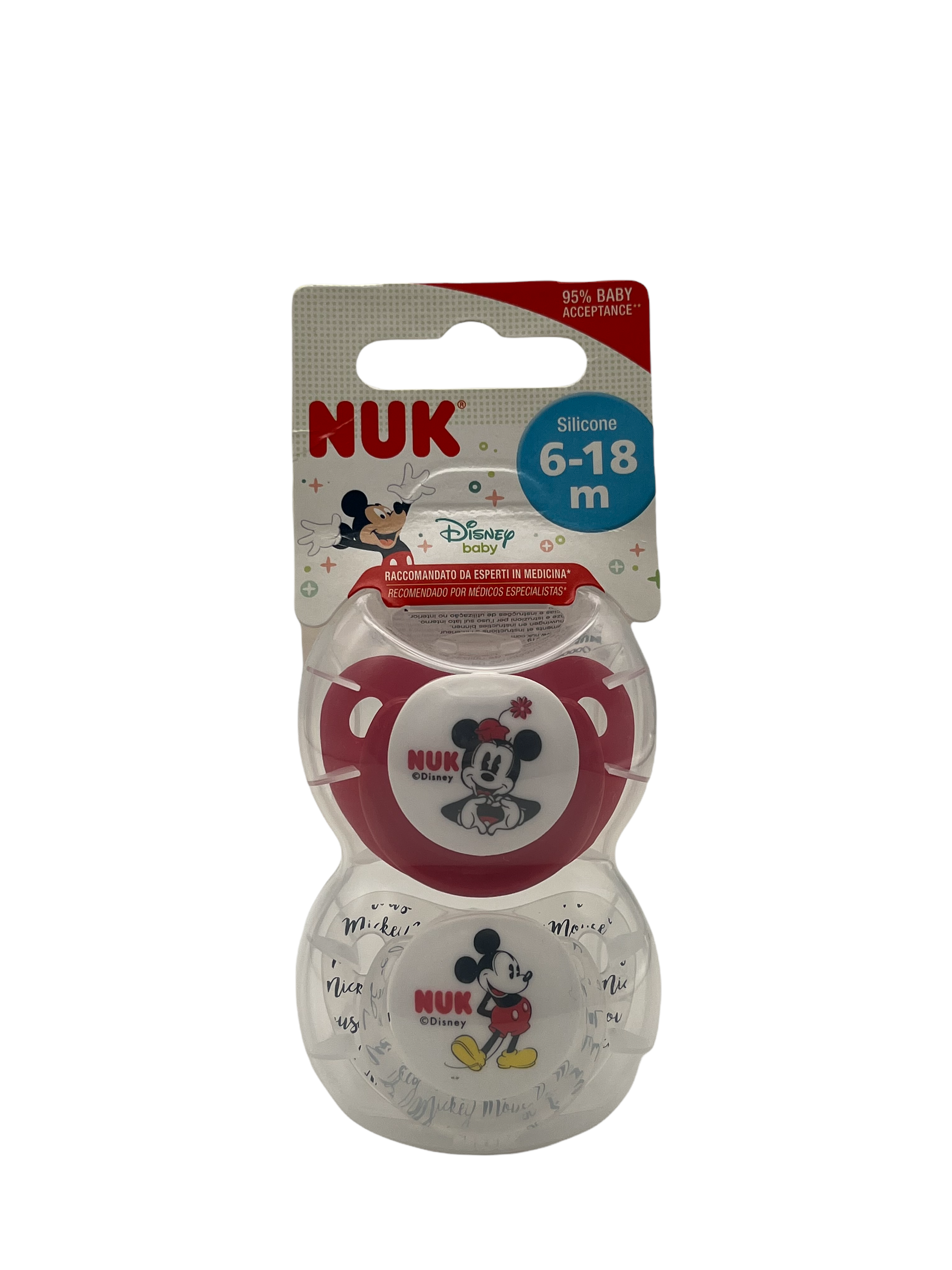 Succhietto Space in silicone NUK Disney Mickey Mouse 6-18M