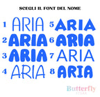 Puzzle Nome Bambini Personalizzato in Legno di Betulla