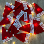 Pack 10 Cappellini Porta Posate Di Natale - Personalizzabili